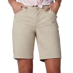 Petite Lee® Regular Fit Chino Bermuda Shorts