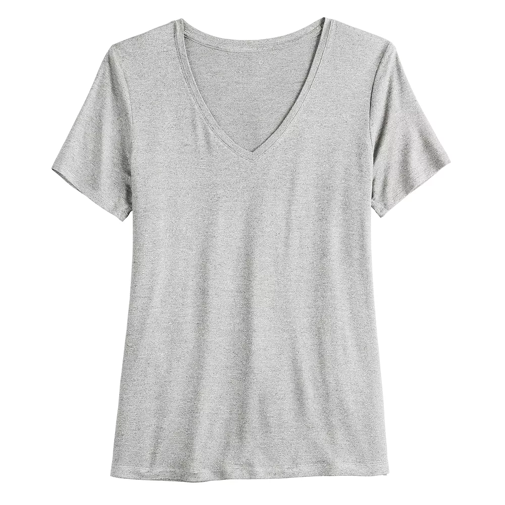 Women's Nine West Essential V-Neck Tee - Image 30