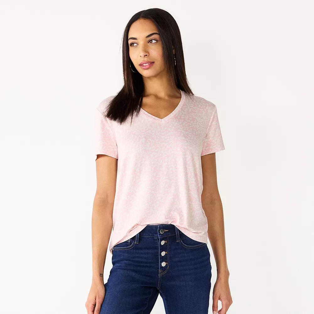 Women's Nine West Essential V-Neck Tee - Image 11