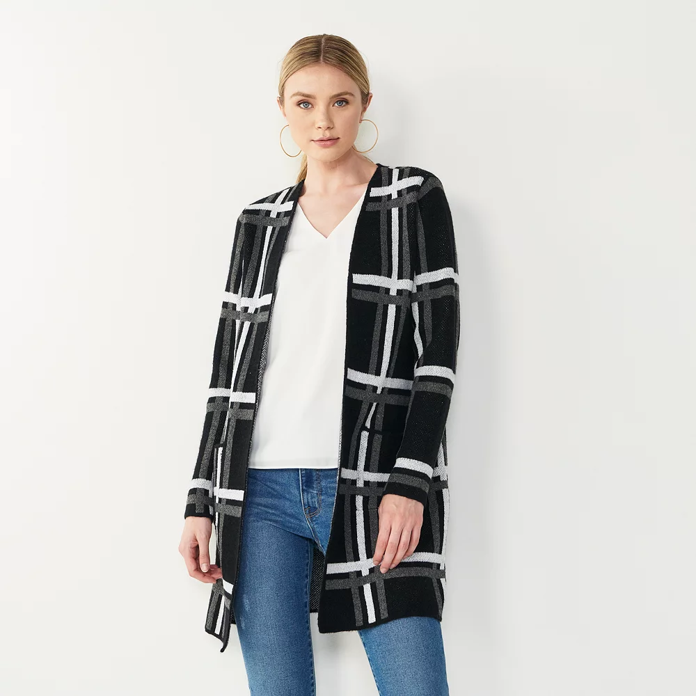 Women's Nine West Car Coat Cardigan - Image 11