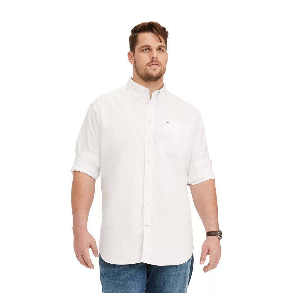 Big & Tall Tommy Hilfiger Flex End-On-End Button-Down Shirt