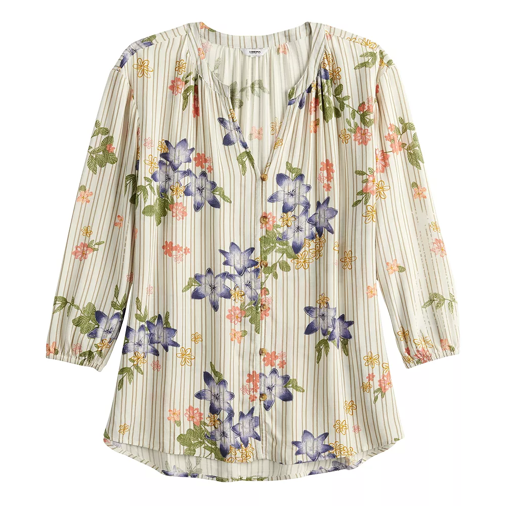 Women's Sonoma Goods For LifeĀ® Drop-Shoulder Blouse - Image 13