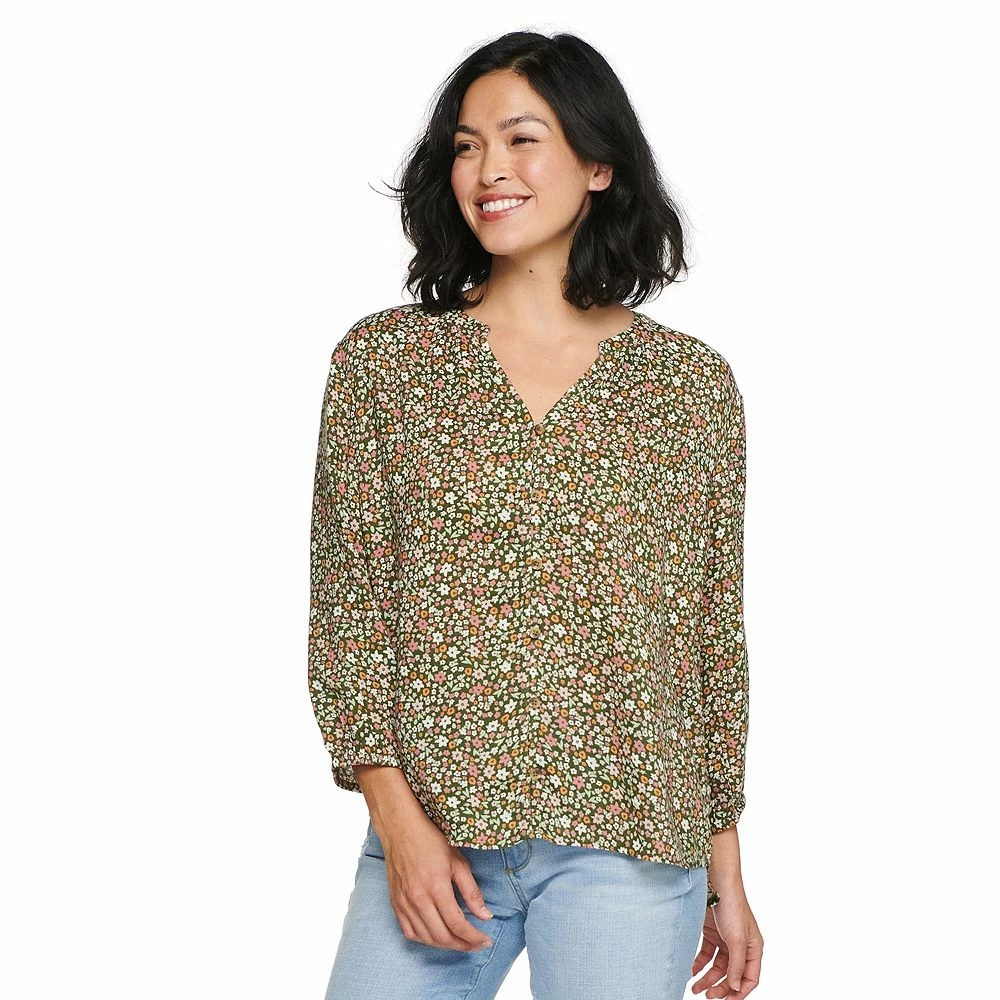 Women's Sonoma Goods For LifeĀ® Drop-Shoulder Blouse - Image 7