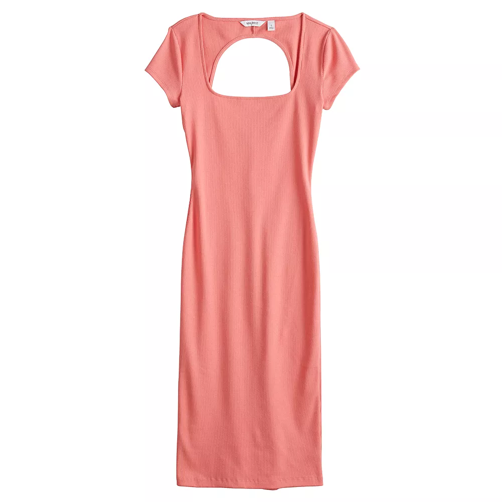 Women's Nine West Cutout Bodycon Dress - Image 5