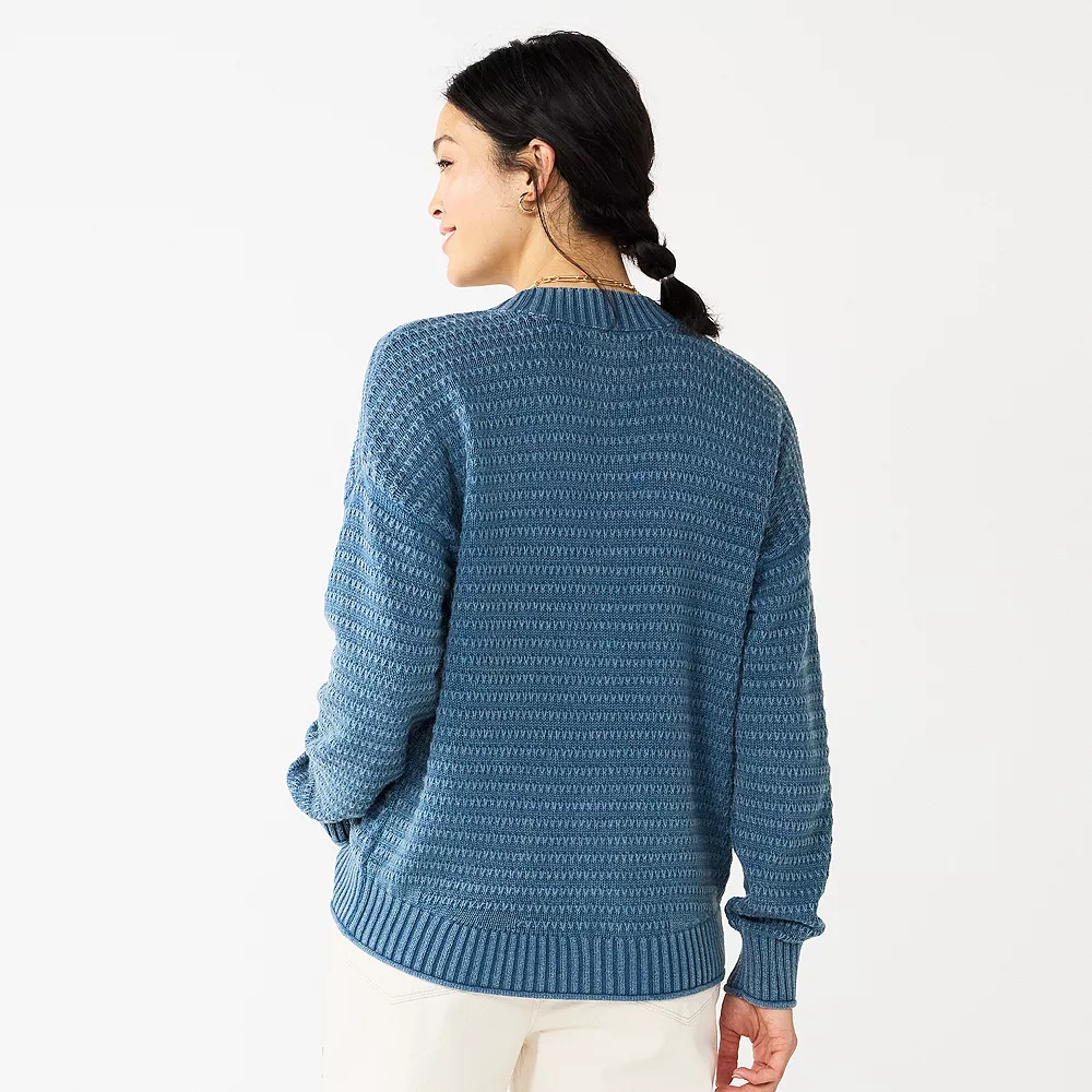 Women's Sonoma Goods For LifeĀ® Cropped Cardigan - Image 8