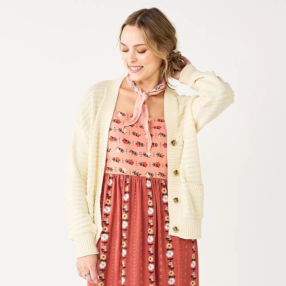 Women's Sonoma Goods For LifeĀ® Cropped Cardigan