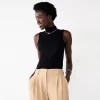 Women's Nine West Mockneck Sweater Tank