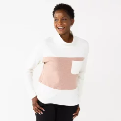 Women's Croft & Barrow® Mockneck Sweatshirt