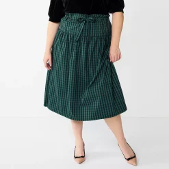 Plus Size DRAPER JAMES RSVP™ Paperbag Waist Skirt