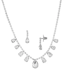 Napier Dazzle Frontal Drop Earrings