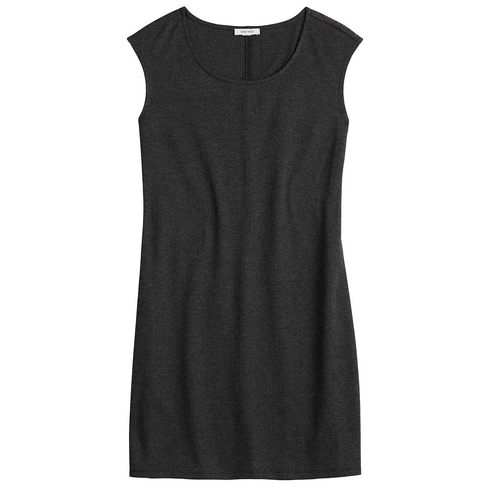 Women's Nine West Scoopneck Cap-Sleeve Sheath Dress - Image 5