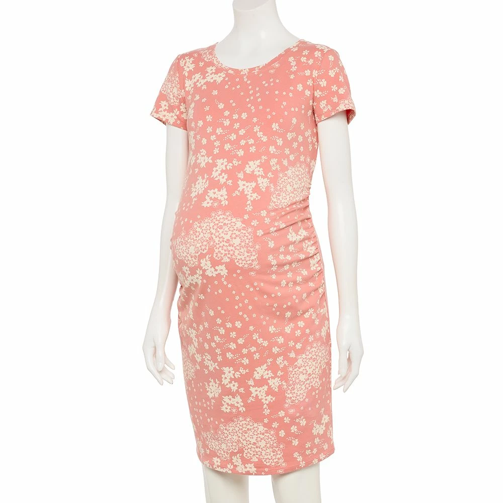 Maternity Sonoma Goods For Life® Everyday T-Shirt Dress - Image 4