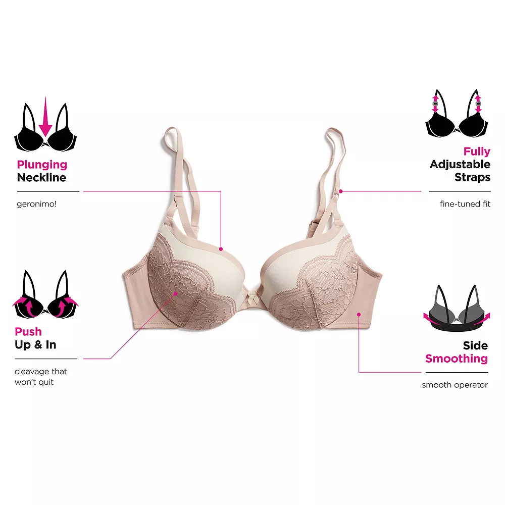 Maidenform® Love the Lift® Plunging Push-Up Bra DM9900 - Image 8